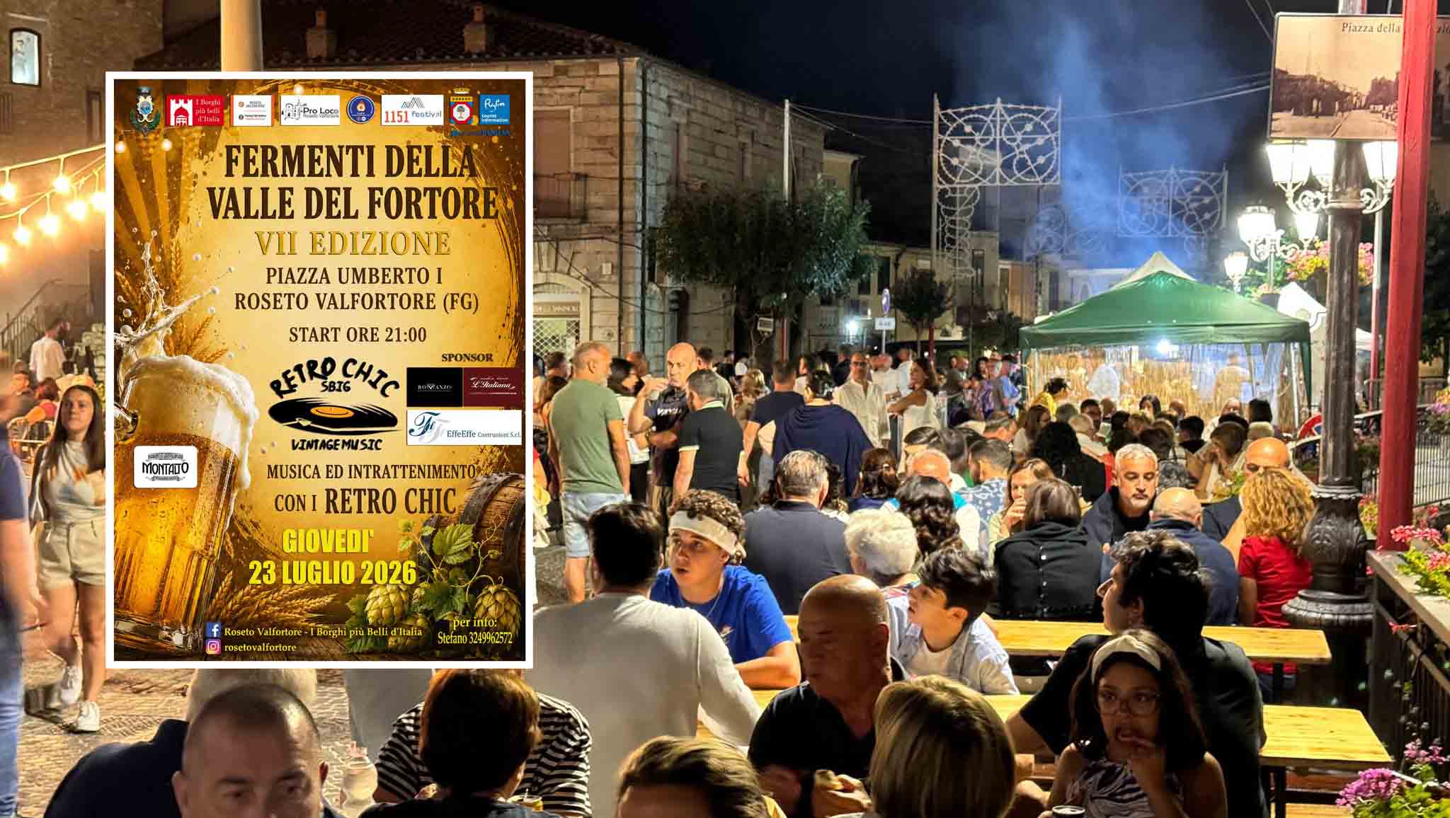 Birra, musica e sapori autentici: torna a Roseto "Fermenti della Valle del Fortore"