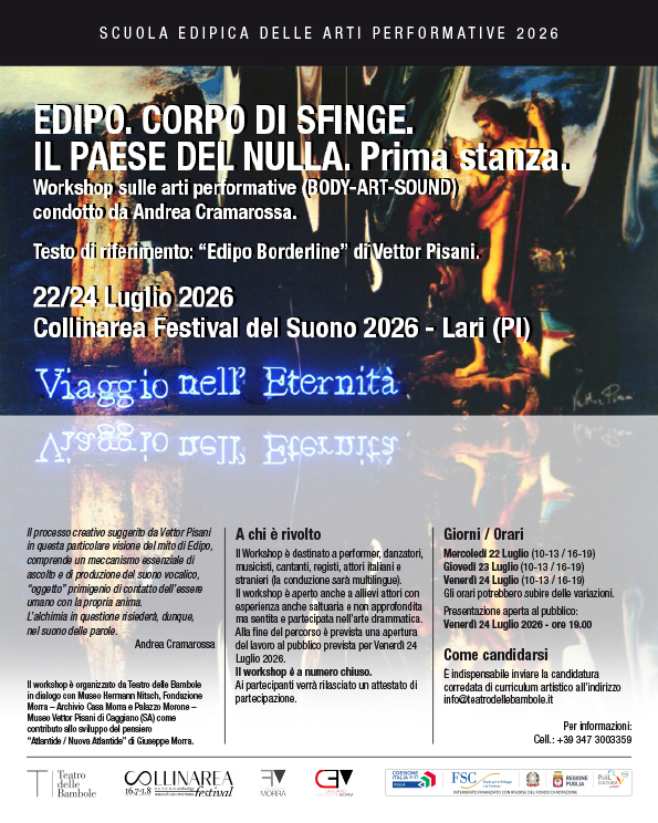 EDIPO. CORPO DI SFINGE. IL PAESE DEL NULLA. Prima stanza.