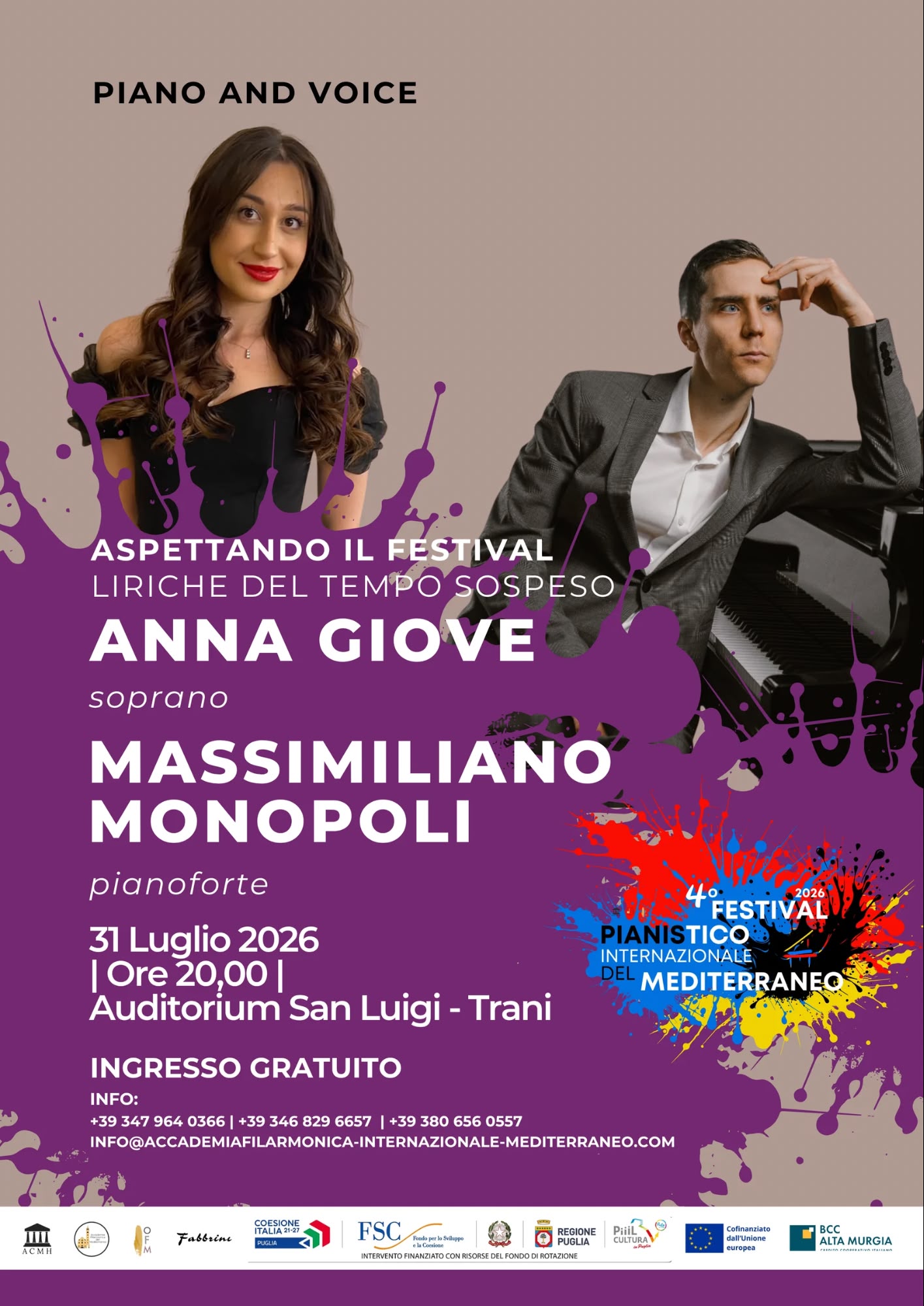 ASPETTANDO IL FESTIVAL -  LIRICHE DEL TEMPO SOSPESO
