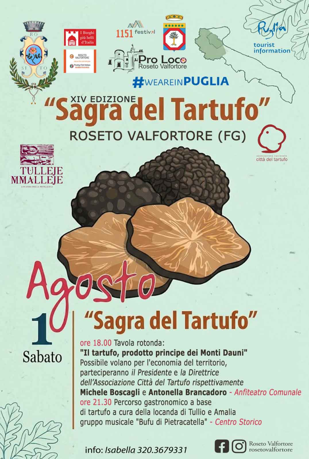 Il re dei Monti Dauni torna protagonista: appuntamento con la Sagra del Tartufo di Roseto Valfortore