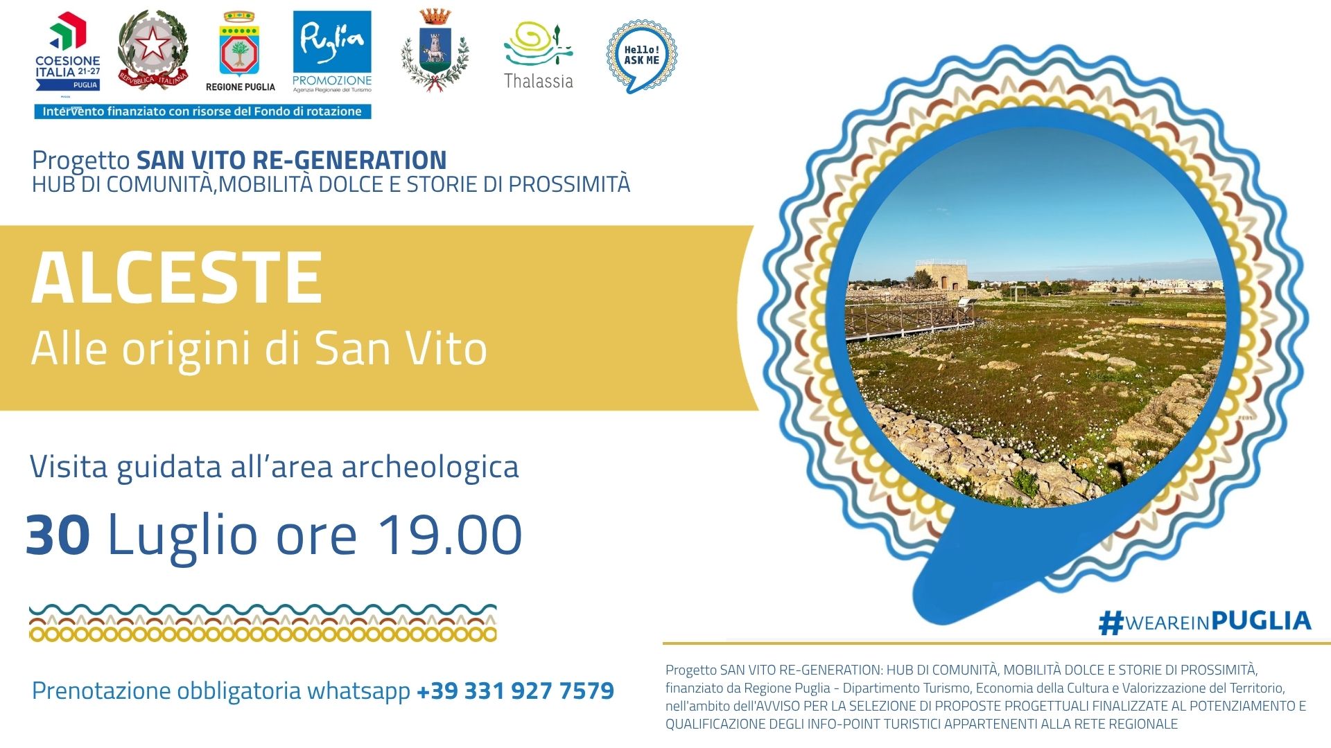 ALCESTE, ALLE ORIGINI DI SAN VITO