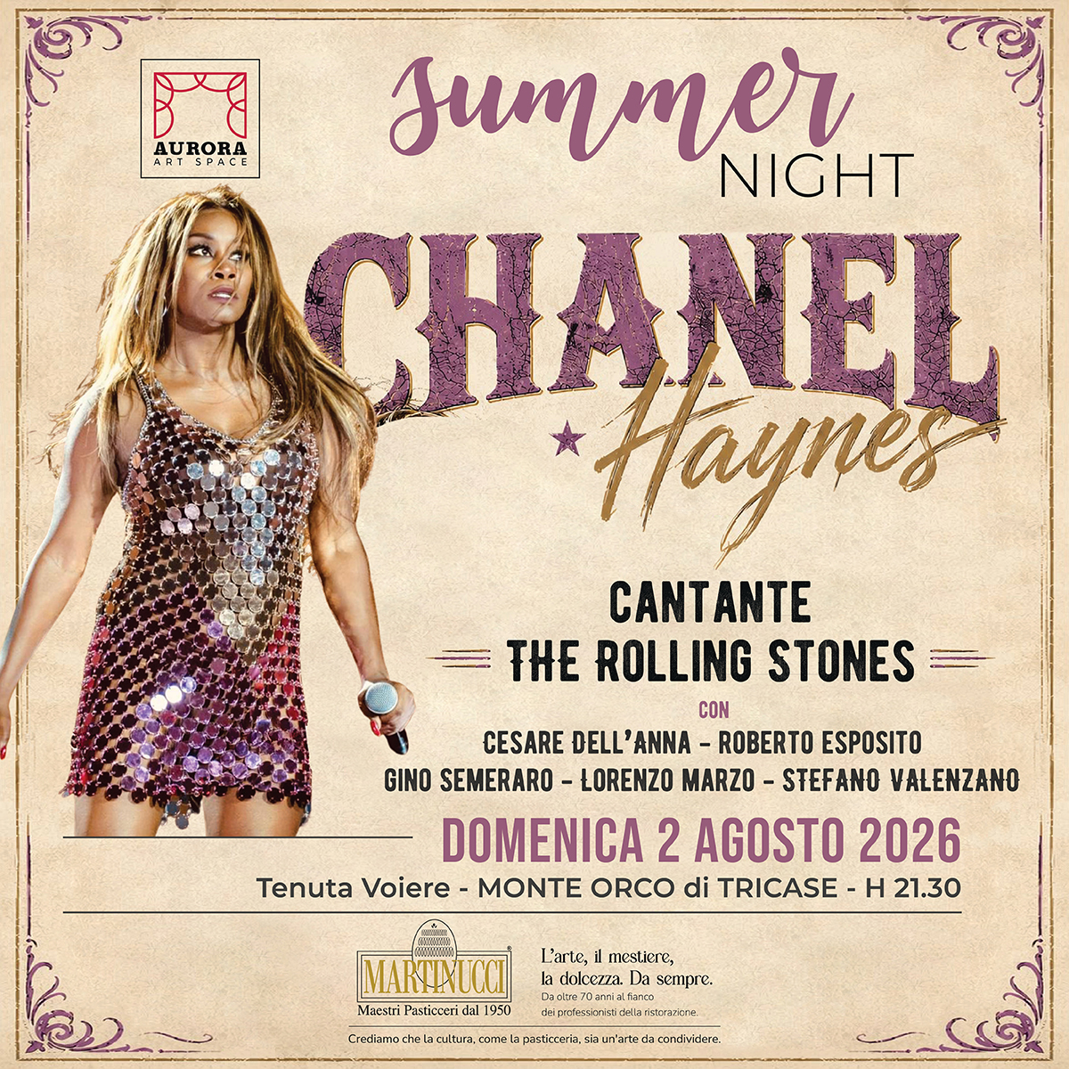 AURORA SUMMER NIGHT - CHANEL HAYNES &amp; BAND