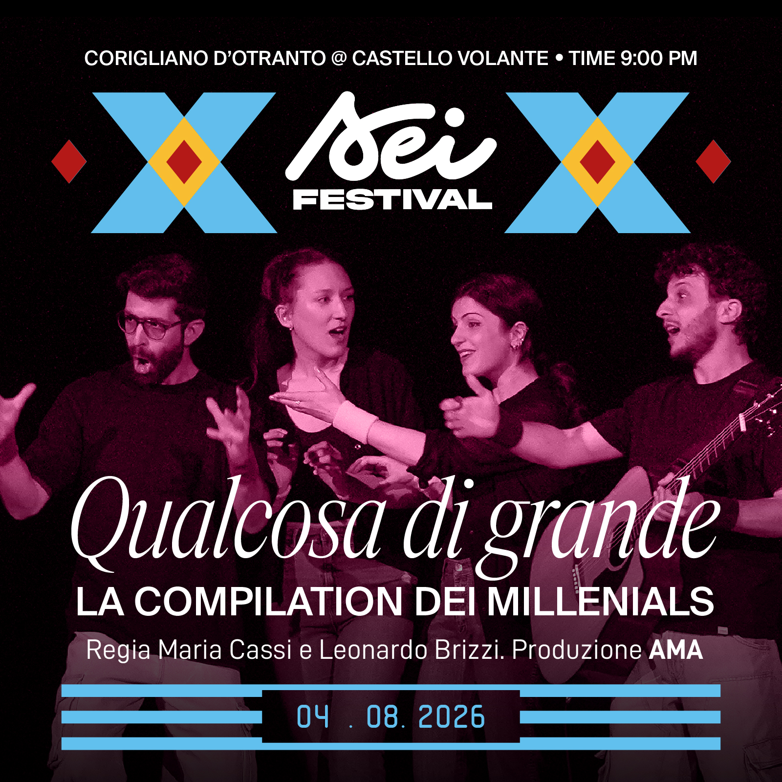 QUALCOSA DI GRANDE. LA COMPILATION DEI MILLENIALS al Castello Volante per il SEI Festival