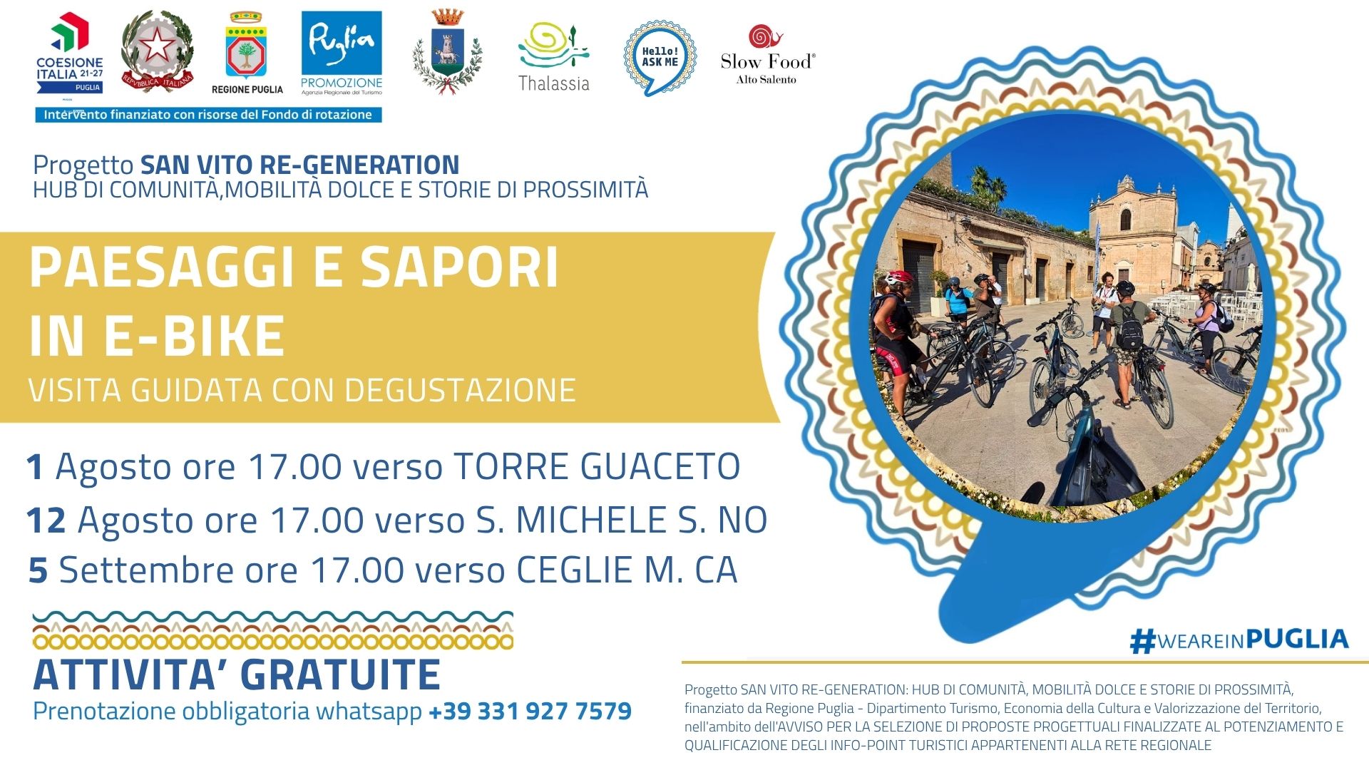 PAESAGGI E SAPORI IN E-BIKE, LA ROTTA DI TORRE GUACETO