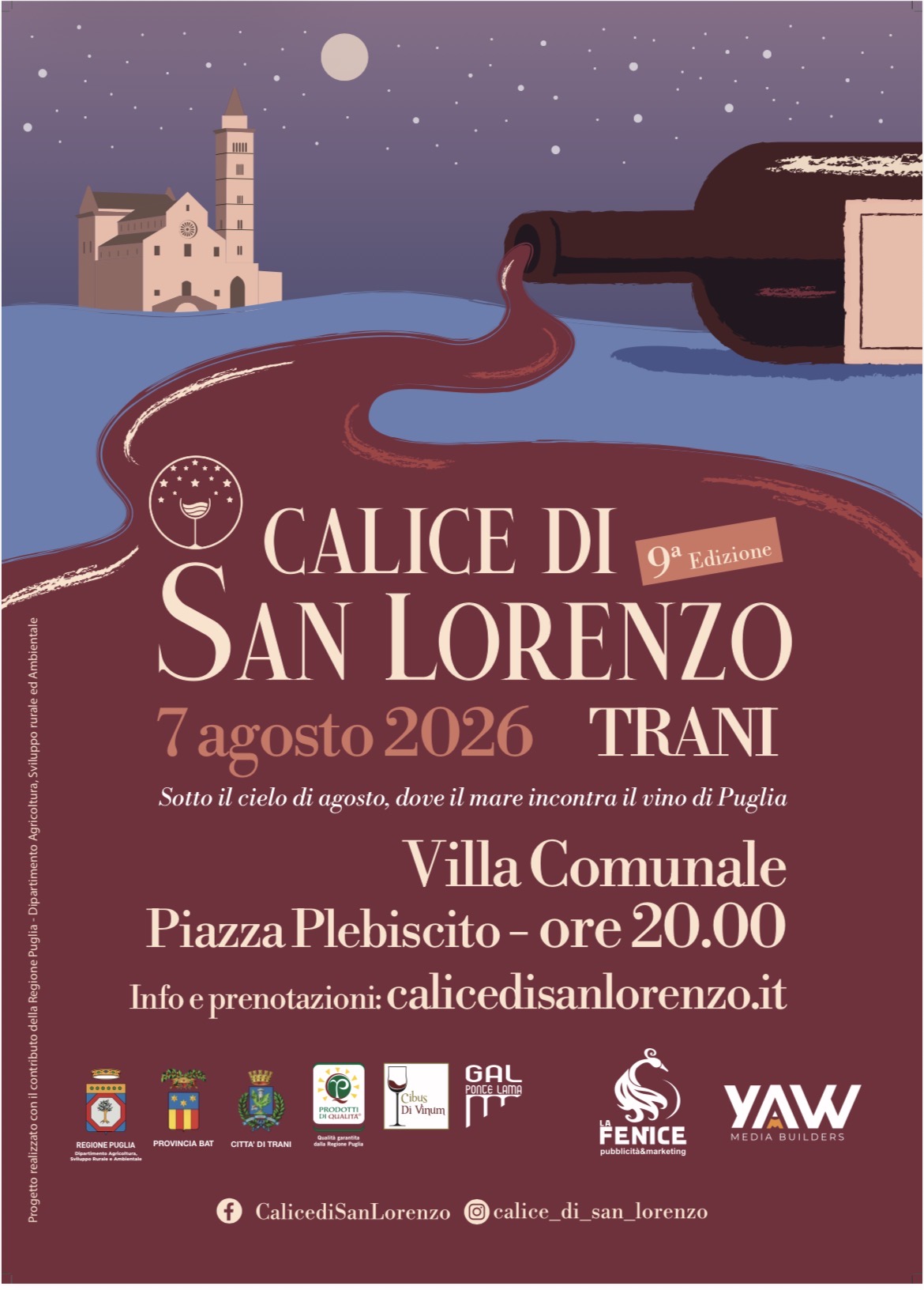 Calice di San Lorenzo 2026 - 9^ Edizione