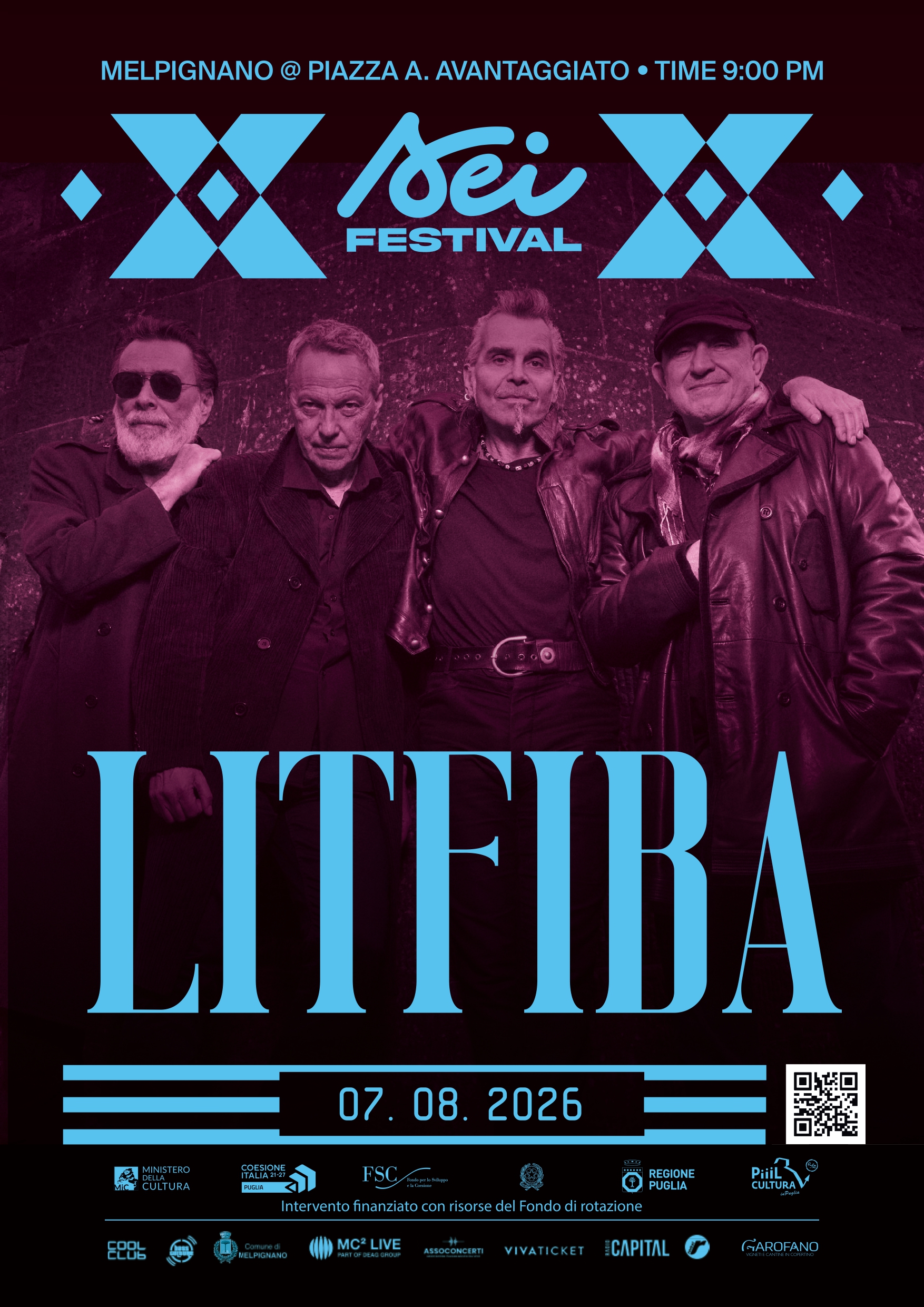 Litfiba: Quarant'anni di 17 Re - Tour 2026