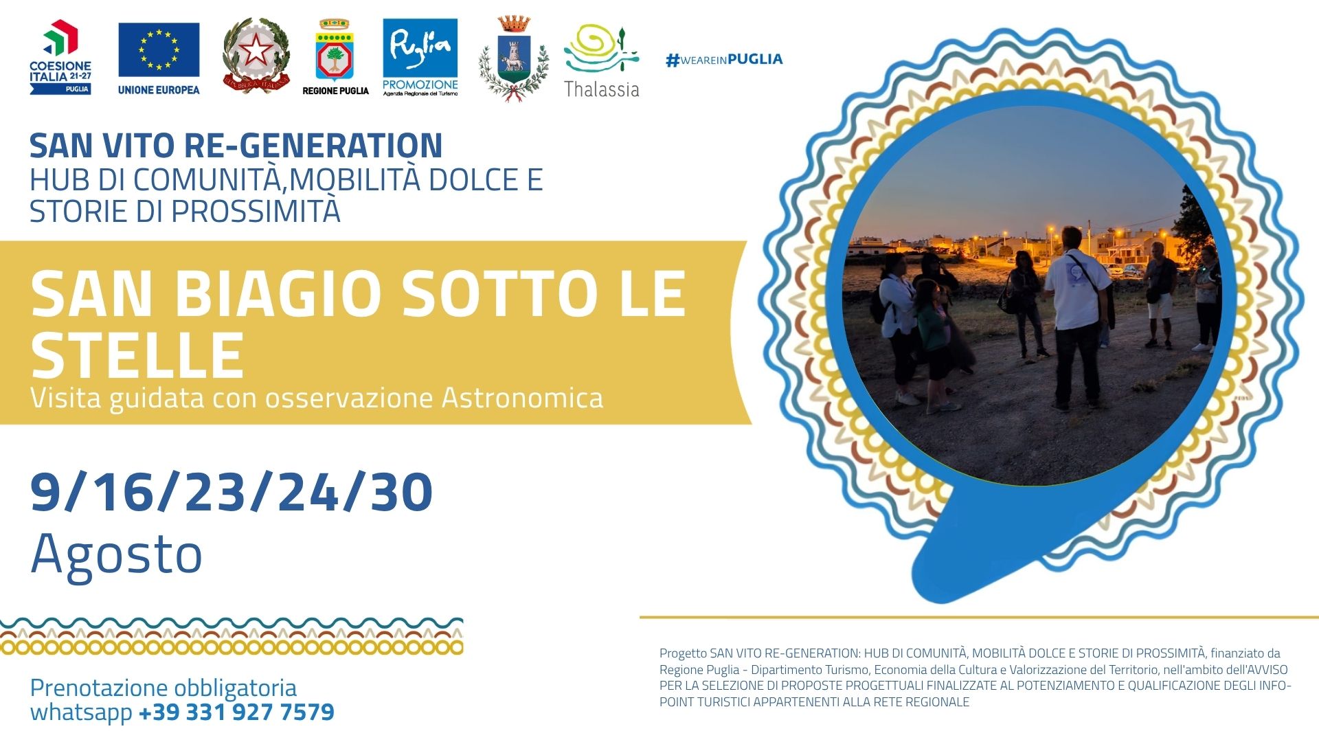 SAN BIAGIO SOTTO LE STELLE