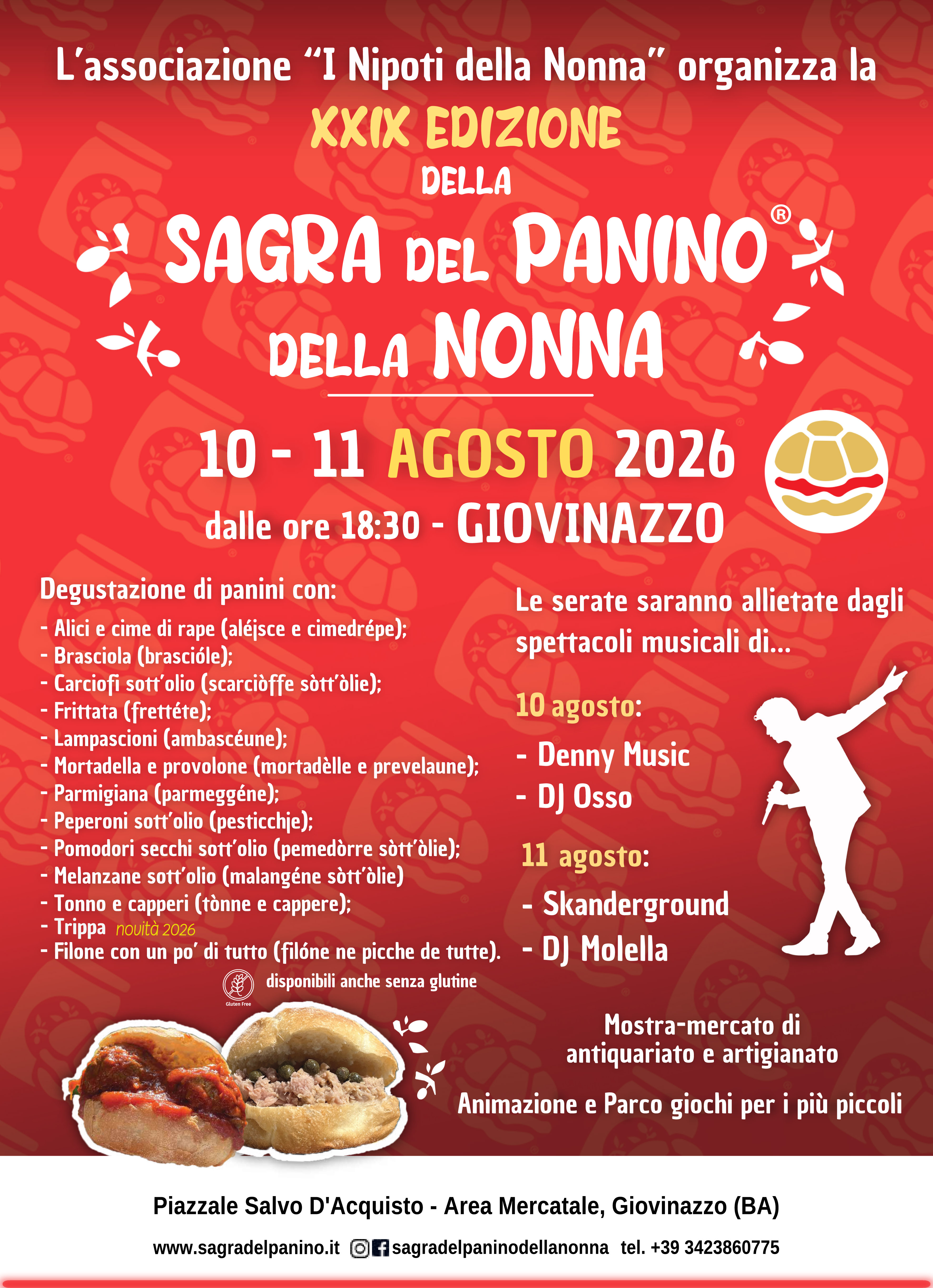 Sagra del Panino della Nonna 2026 - 29^ Edizione