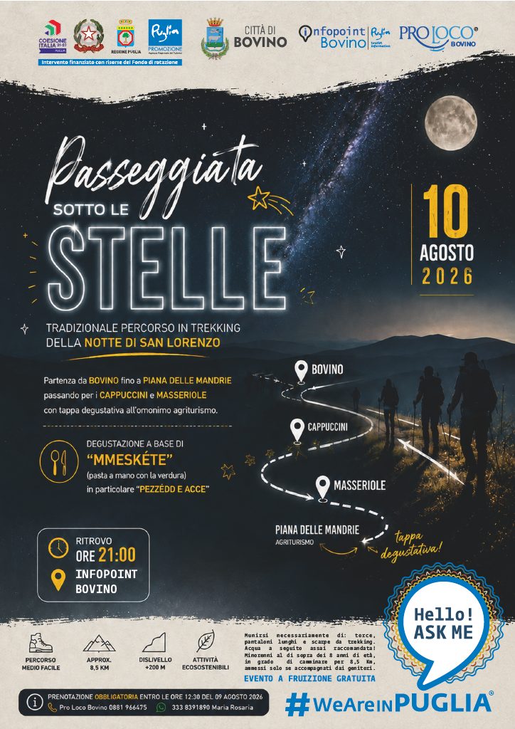 Passeggiata sotto le stelle