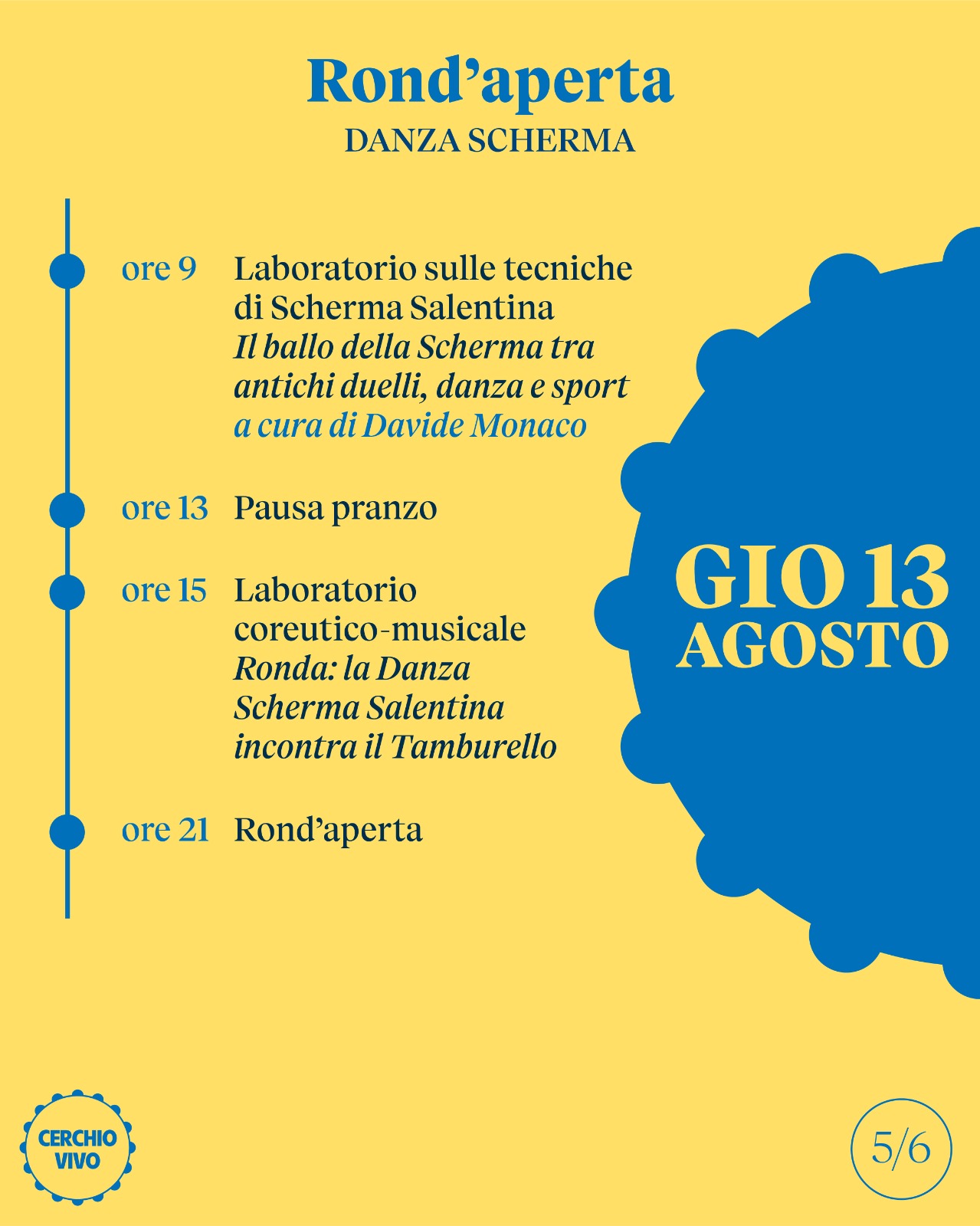 CERCHIO VIVO - La prima residenza artistica di Torrepaduli