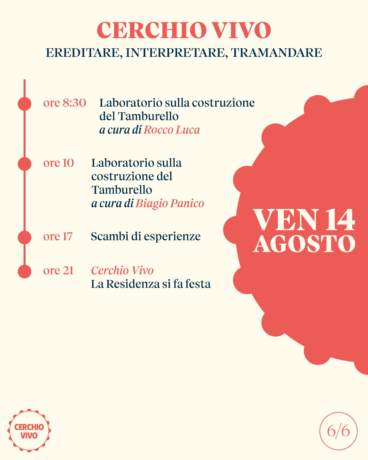 CERCHIO VIVO - La prima residenza artistica di Torrepaduli