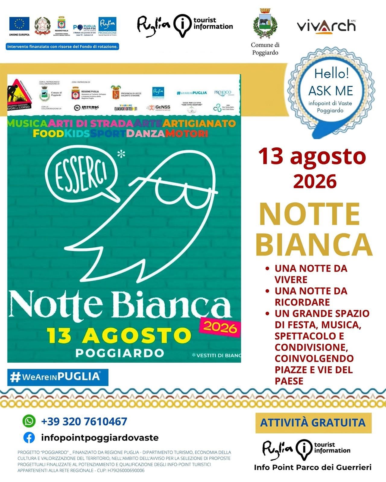 Notte bianca a Poggiardo