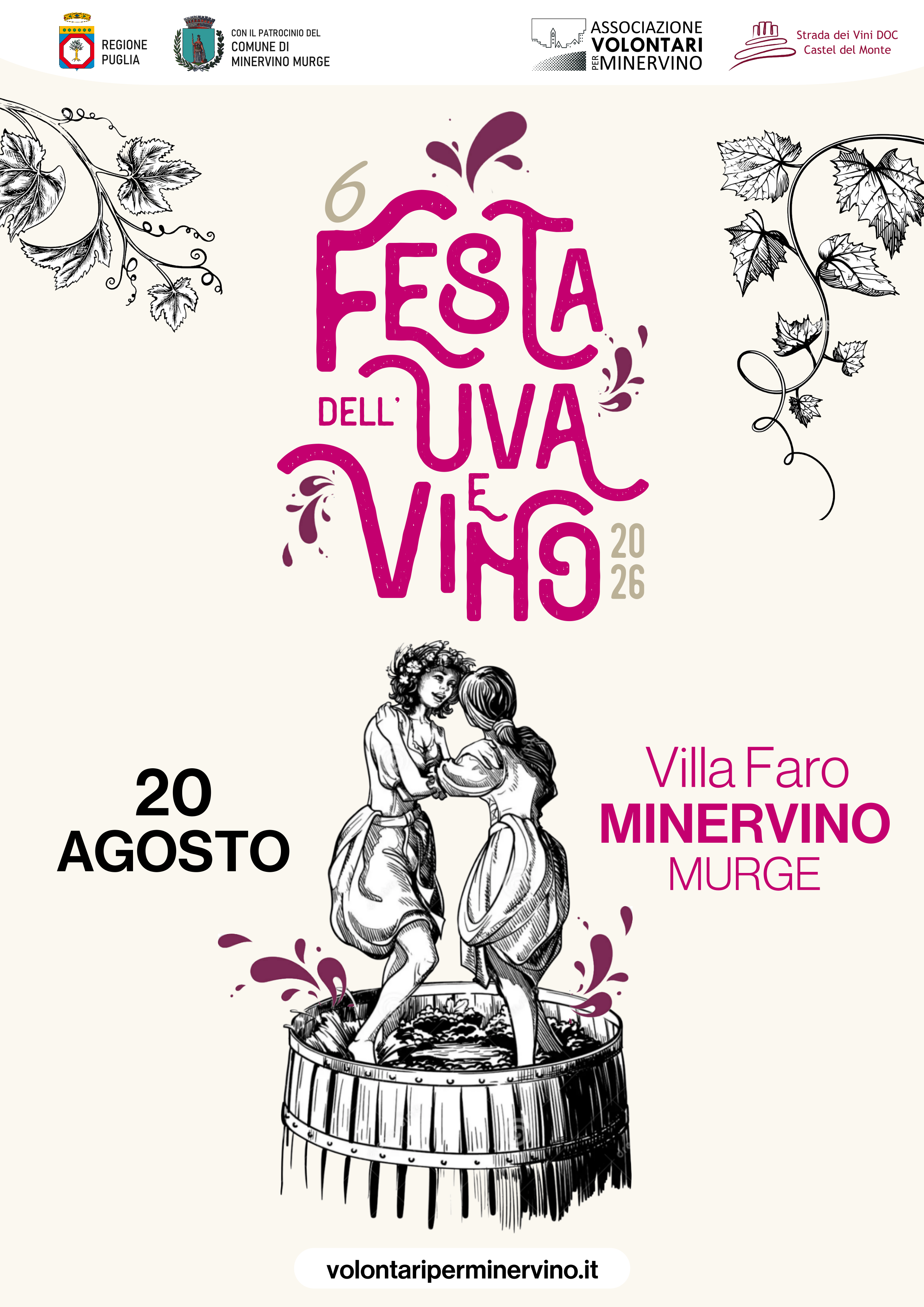 Festa dell'Uva e del Vino 2026 - 6^ Edizione