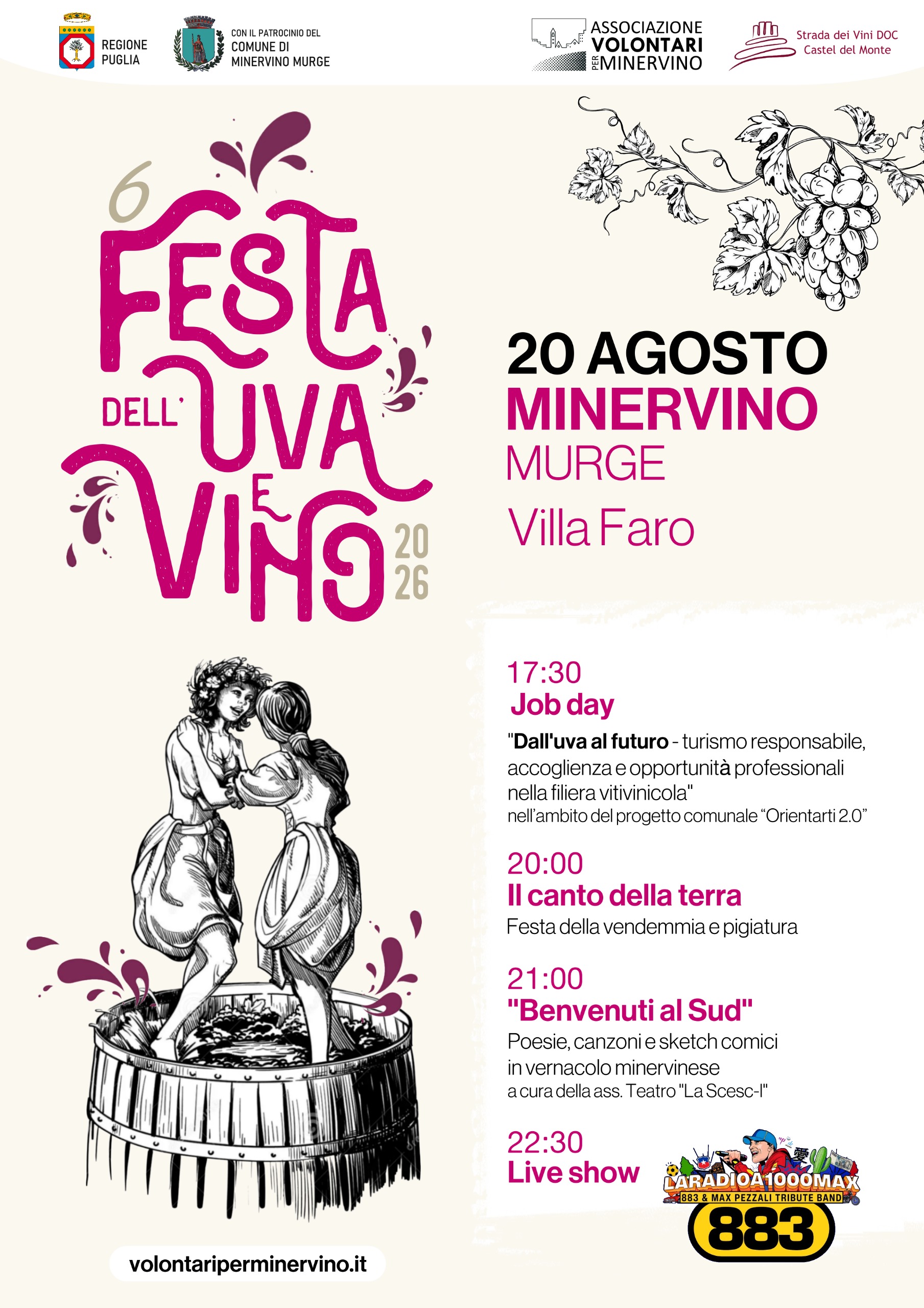 Festa dell'Uva e del Vino 2026 - 6^ Edizione