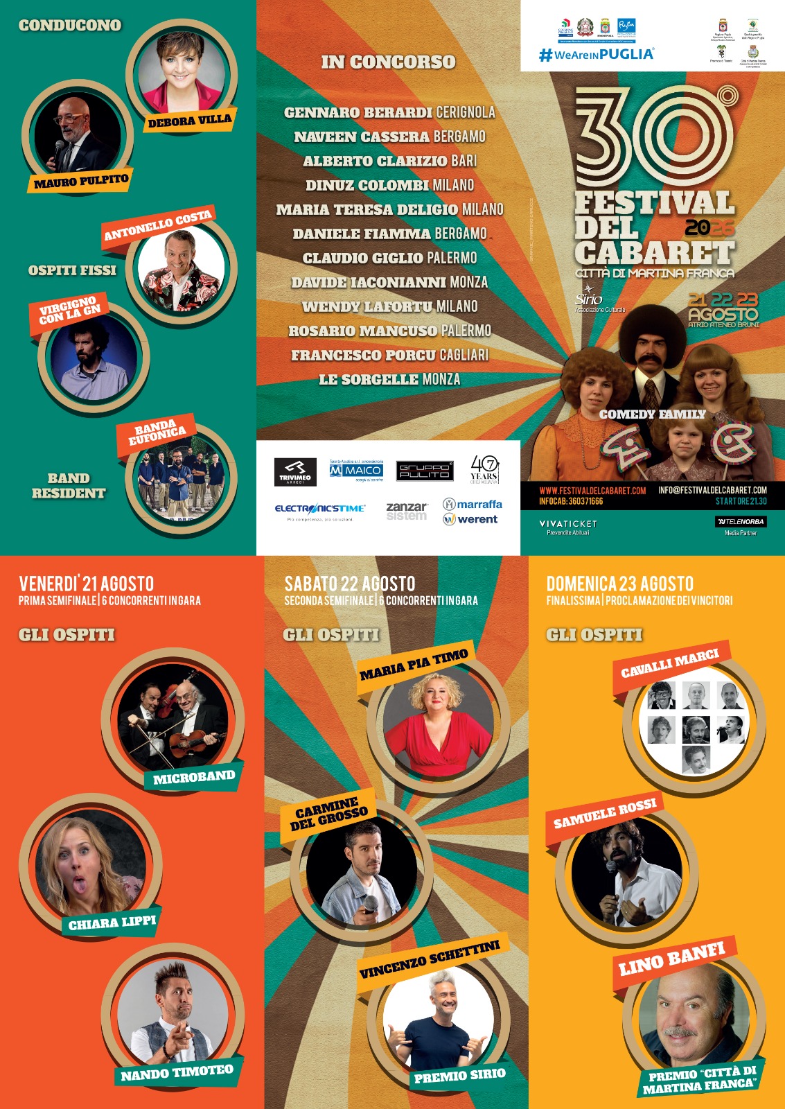 30° FESTIVAL DEL CABARET CITTA' DI MARTINA FRANCA