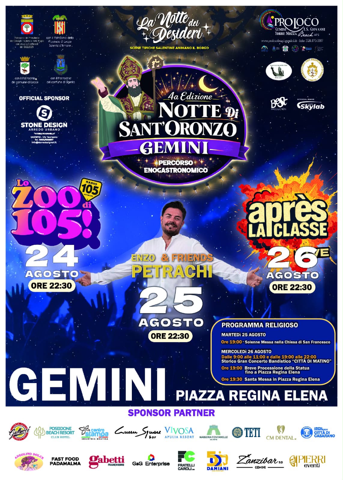Aspettando la Notte di Sant'Oronzo - Eventi Rionali a Gemini