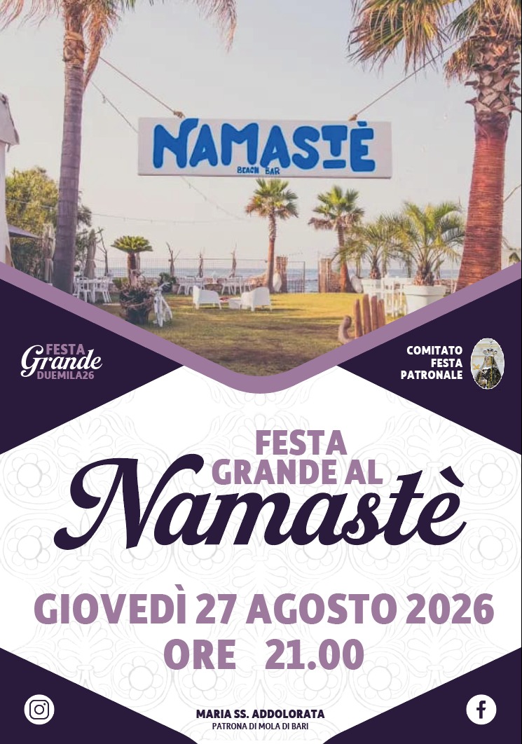Festa Grande al Namastè