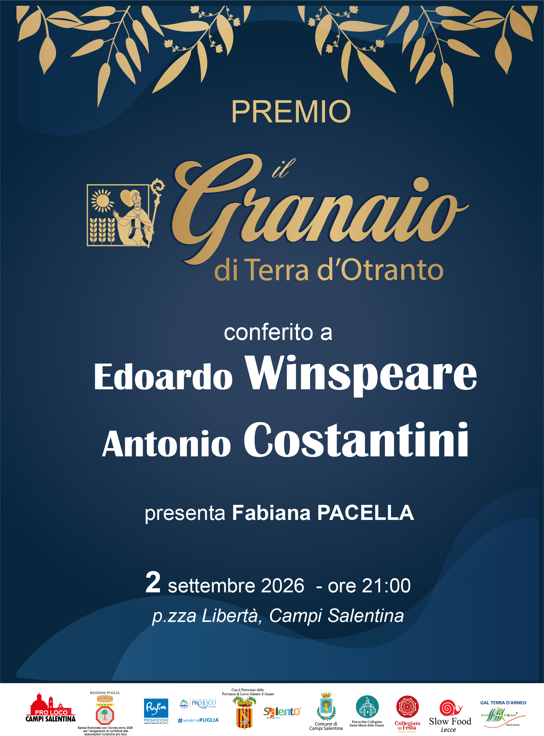 IL GRANAIO DI TERRA D'OTRANTO 2026 - 6^ EDIZIONE