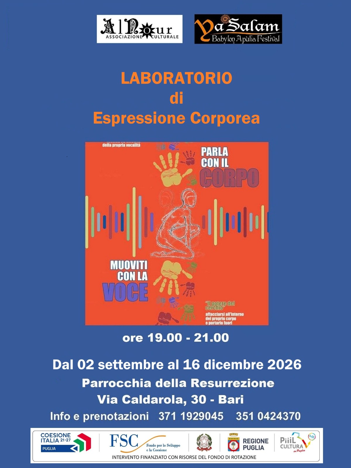 Laboratorio di espressione corporea