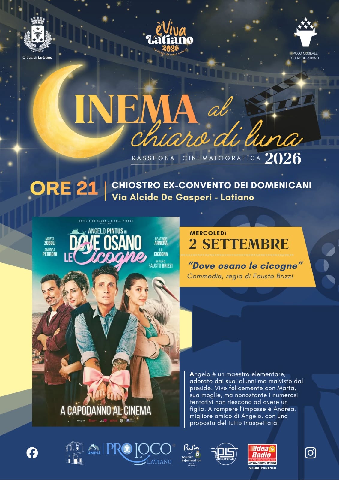 Cinema al chiaro di luna - ultima serata