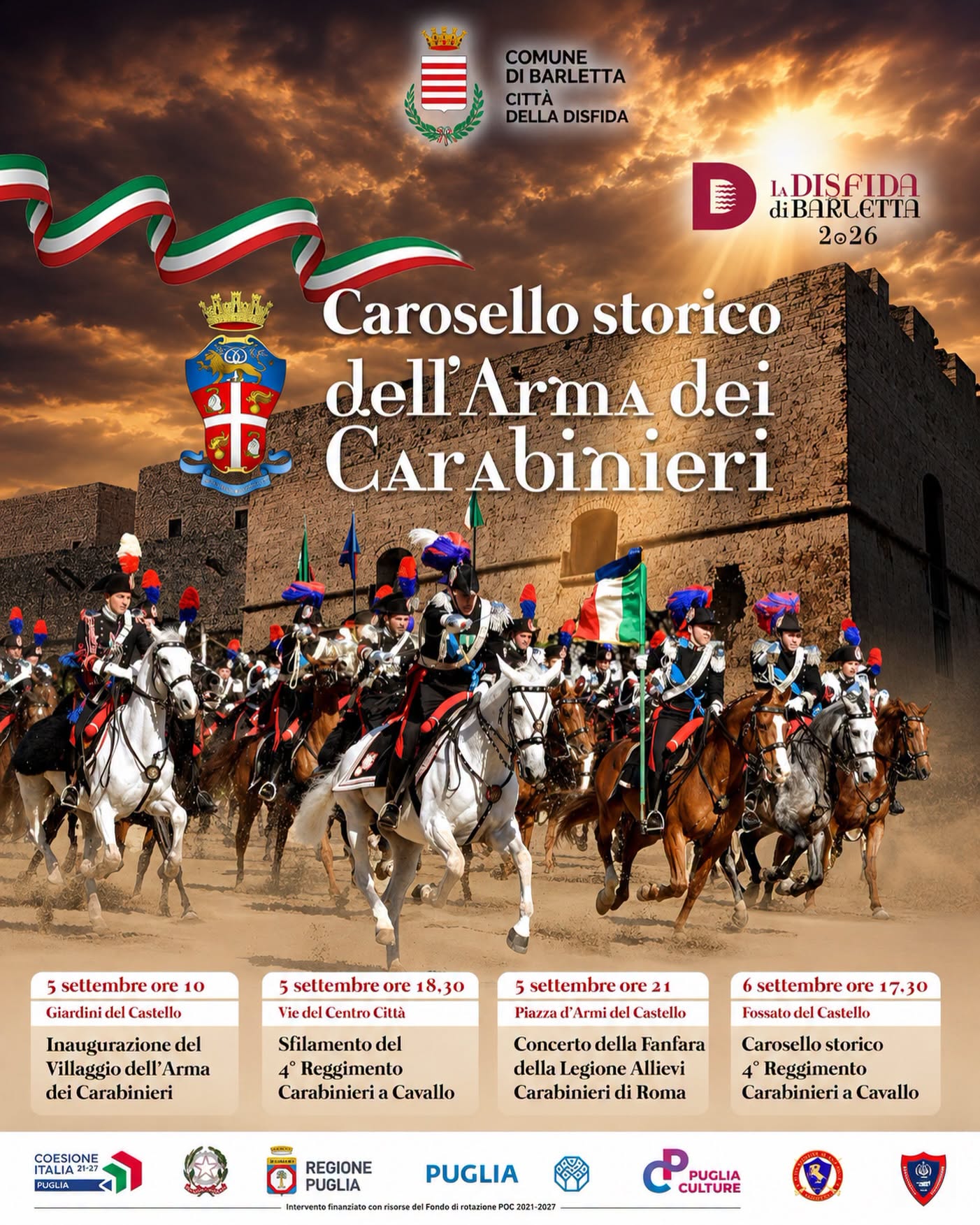 CAROSELLO STORICO DELL'ARMA DEI CARABINIERI:" il Carosello storico del 4° Reggimento Carabinieri a Cavallo"