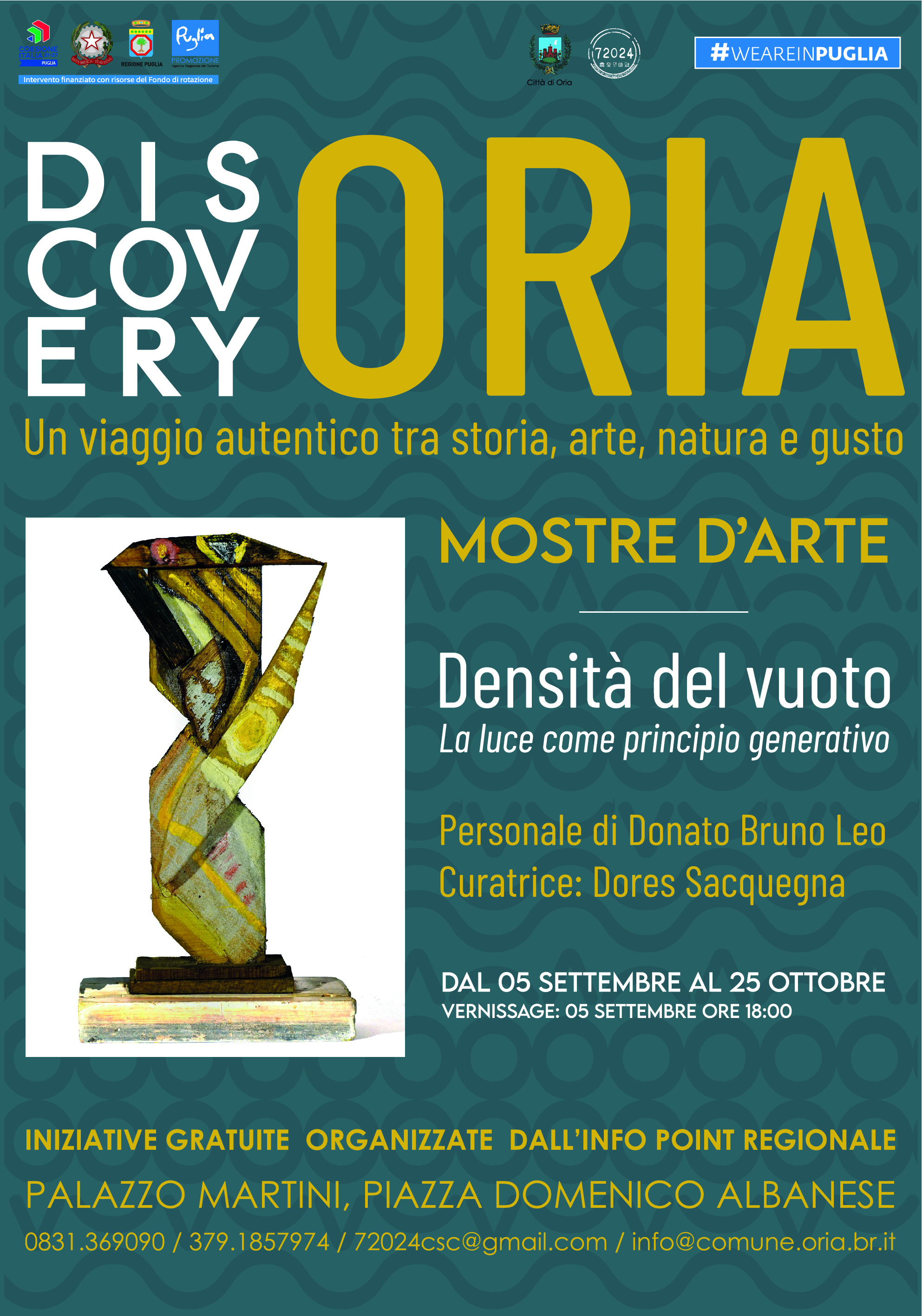 "Densità del vuoto" mostra personale di Donato Bruno Leo