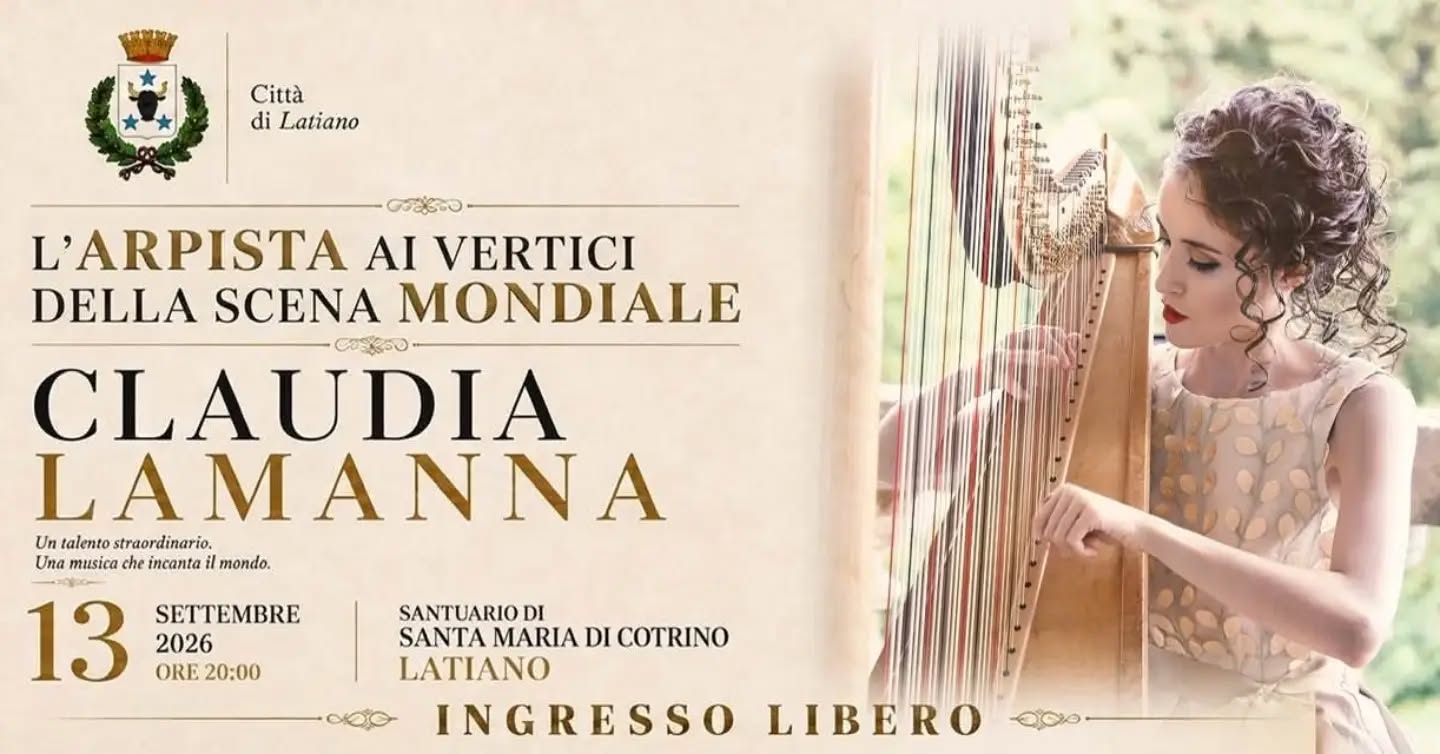 Concerto dell'arpista Claudia Lamanna