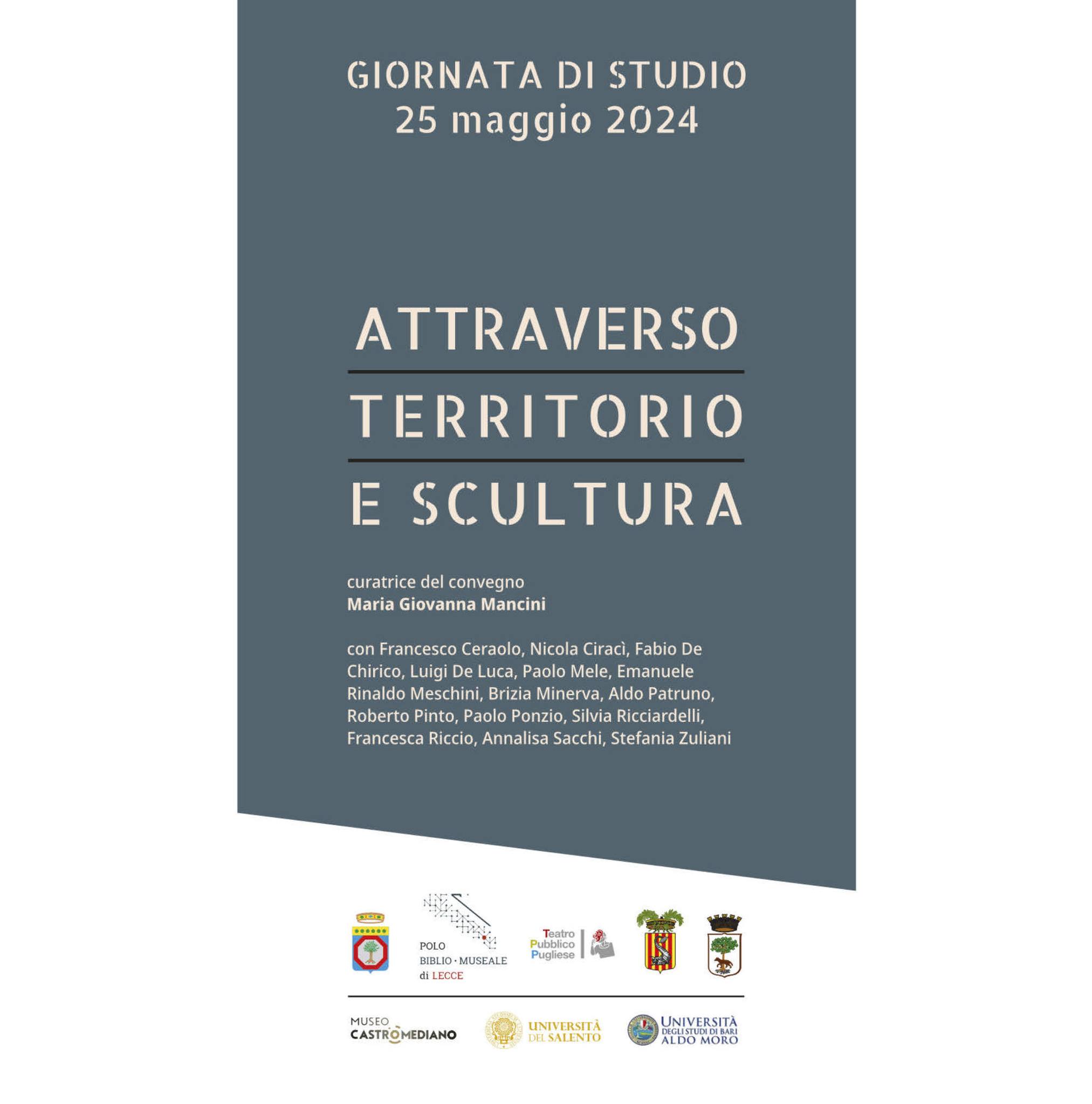GIORNATA DI STUDIO "ATTRAVERSO. TERRITORIO E SCULTURA"