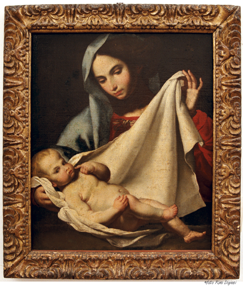 TESORI DI PUGLIA : Francesco Guarino (bottega), Madonna con il Bambino (Madonna del velo).